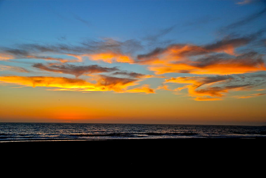Ventura Beach Sunset Photograph by Liz Vernand