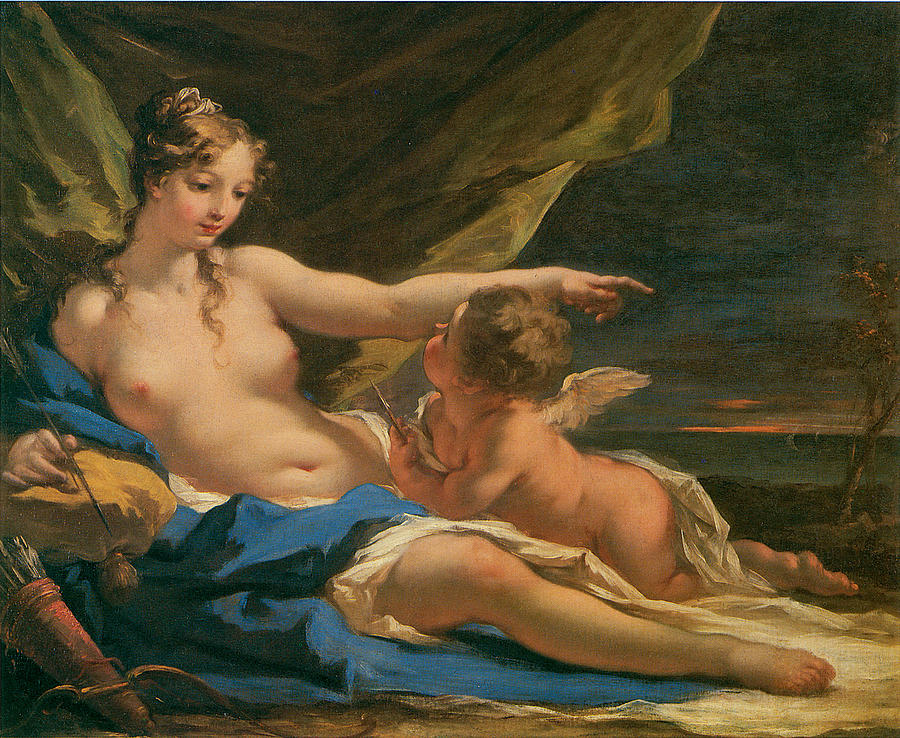 Resultado de imagem para paintings of venus and cupid