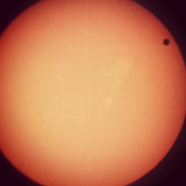Venus Photograph - #venus Passing By The Sun by Michael Benatar