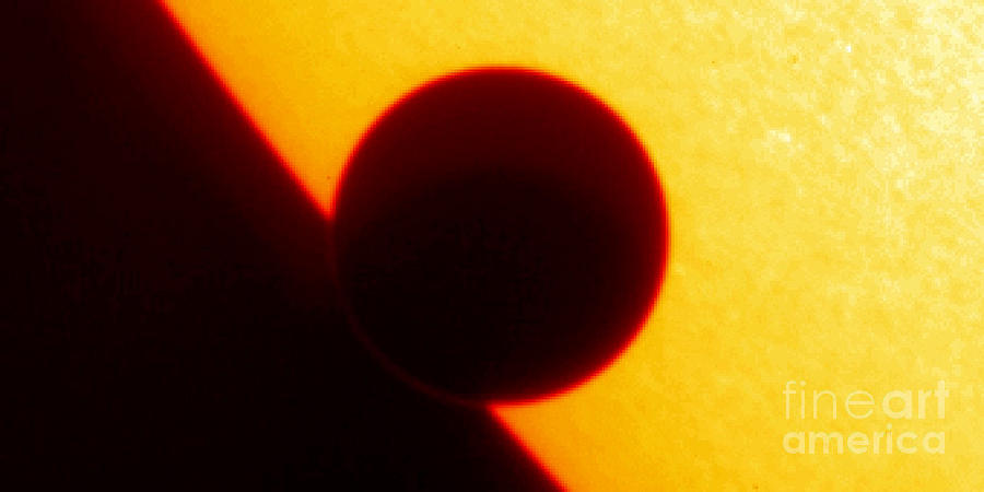 Planet Photograph - Venus Transit, Trace Image by Nasa