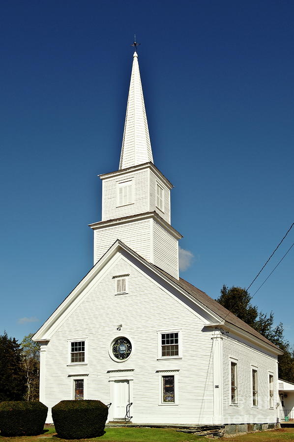 Vermont church. Photograph by John Greim Fine Art America