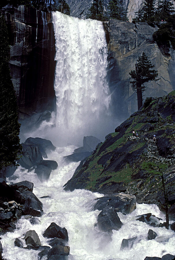 Yosemite National Park Photograph - Vernal Falls Spring Flow by Paul W Faust -  Impressions of Light