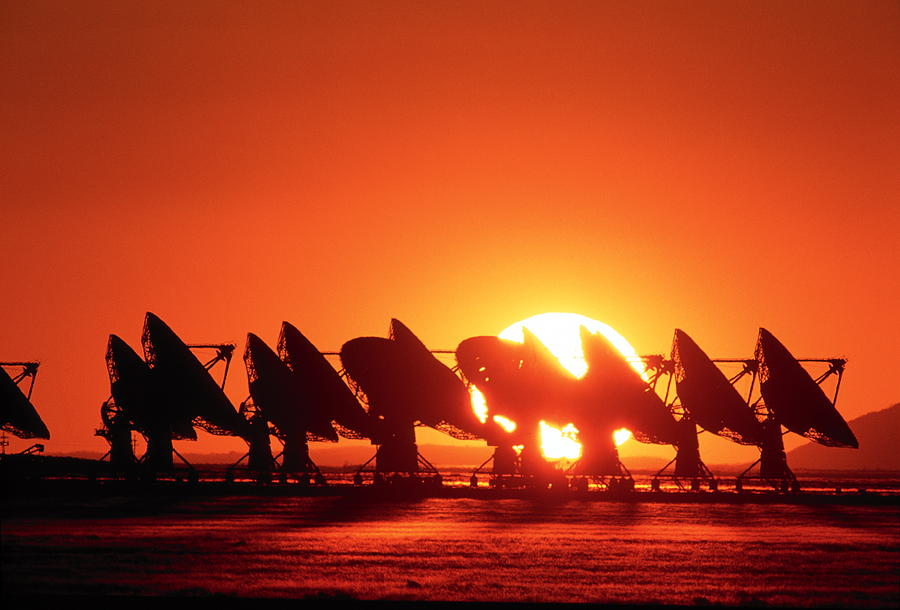 Very Large Array Antennae by Science Photo Library
