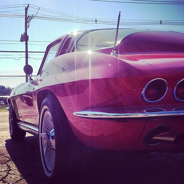 Car Photograph - #vette #corvette #65 #red #sweet by Kris Cox