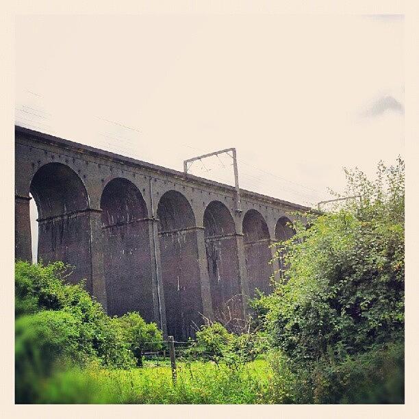 Landscape Photograph - #viaduct #samsung #iphone #instagram by Rachel Williams