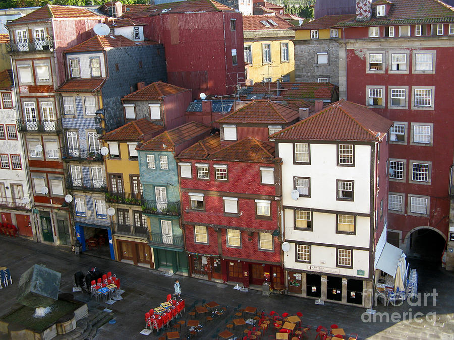 Architecture Photograph - Vibrant Porto by Arlene Carmel
