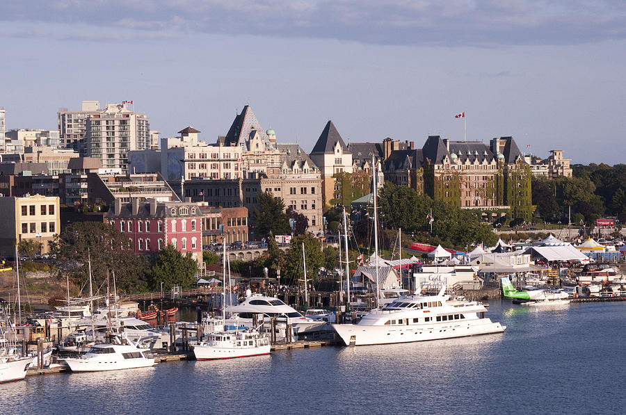 Victoria B.C. Cityscape Photograph by Mary Jane Armstrong