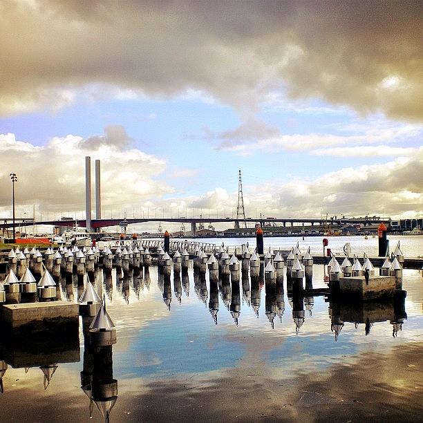 Melbourne Photograph - #victoriaharbour #docklands #melbourne by Nicole Spillane