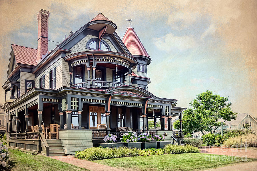 Architecture Photograph - Victorian House Marthas Vineyard by Susan Isakson