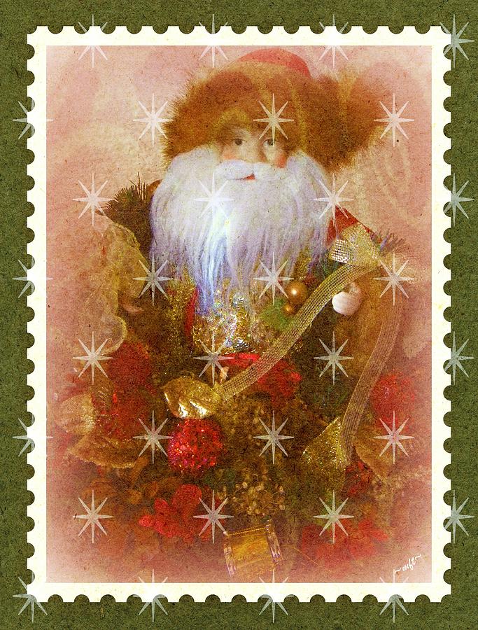 Christmas Photograph - Victorian Santa by Michelle Frizzell-Thompson