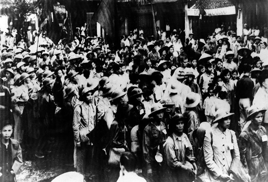 Victorious Viet Minh Troops March Photograph by Everett | Fine Art America