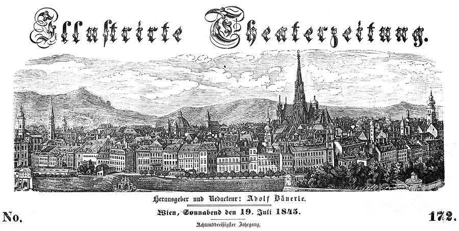 City Photograph - Vienna, Austria, 1845 by Granger