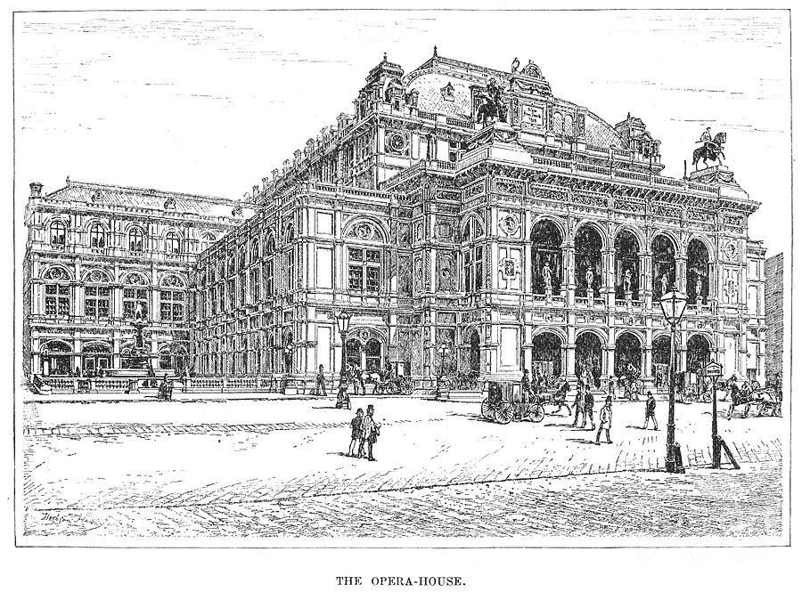 Vienna: Opera House, 1889 Photograph by Granger
