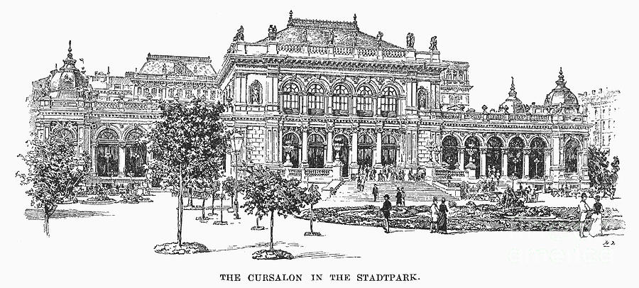 Architecture Photograph - Vienna: Stadtpark, 1889 by Granger