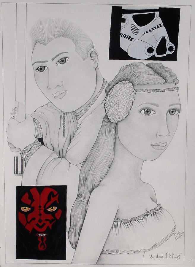 Viet Huynh Jedi Knight Drawing by Benita Solomon - Fine Art America