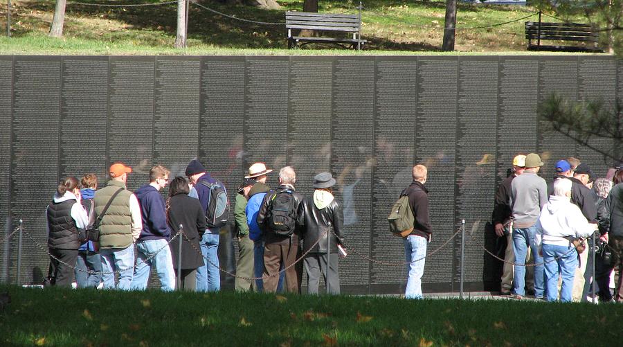 Vietnam Veterans Memorial Wall  Photograph by Keith Stokes