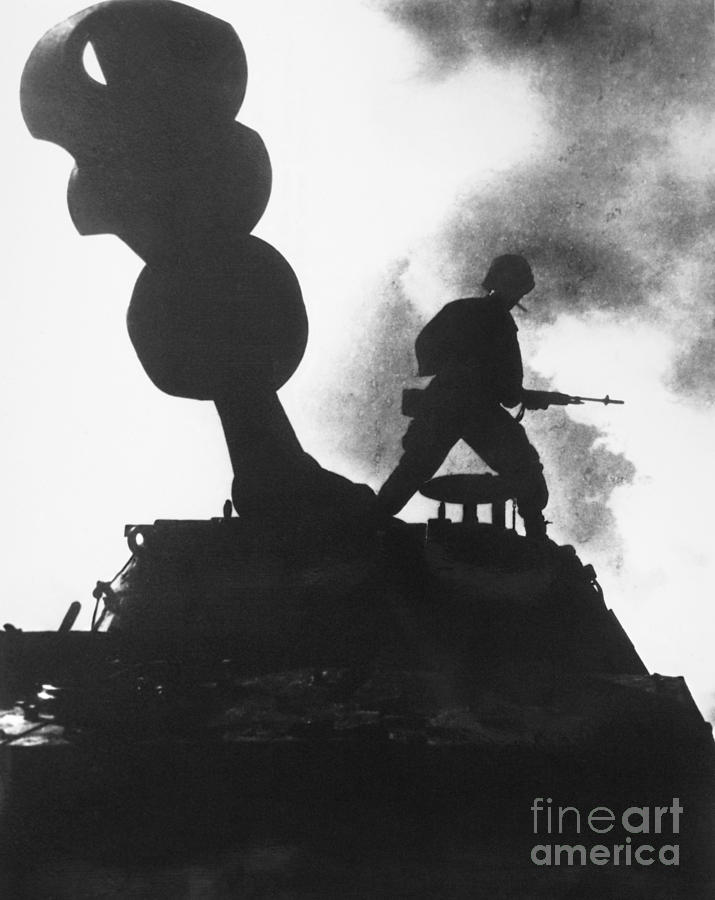 173rd Airborne Photograph - Vietnam War: Howitzer by Granger