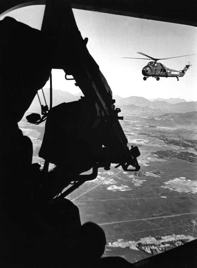 Helicopter Photograph - Vietnam War. Us Army Helicopter by Everett