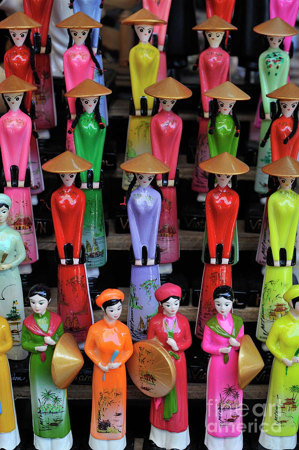 Vietnamese Craft Statues Photograph by Sami Sarkis