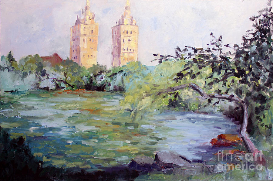 Phoenix Painting - View From Central Park by Sandy Lane