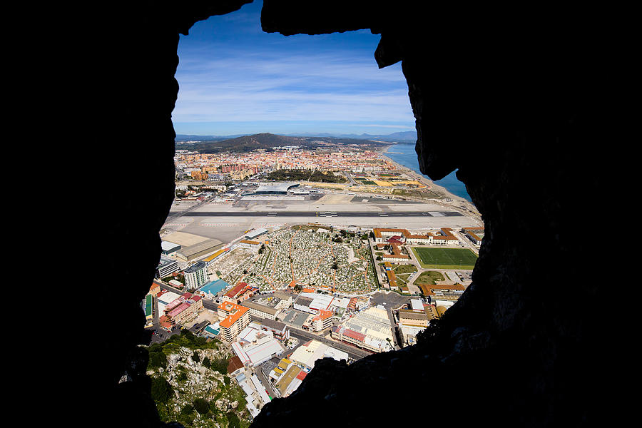 View from Inside of the Gibraltar Rock Photograph by Artur Bogacki