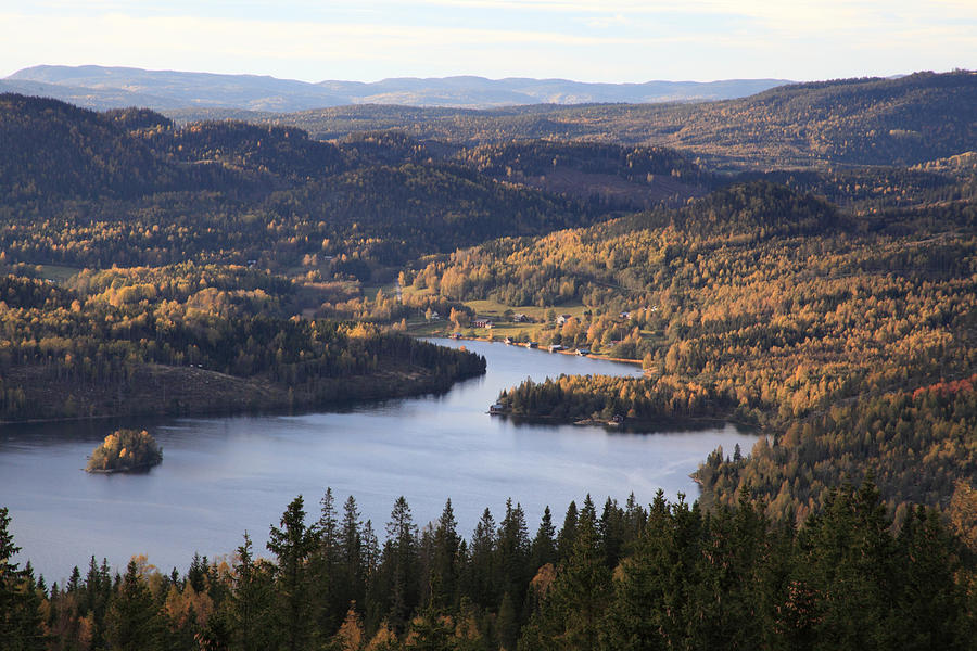View from mount Ringkallen Photograph by Ulrich Kunst And Bettina Scheidulin