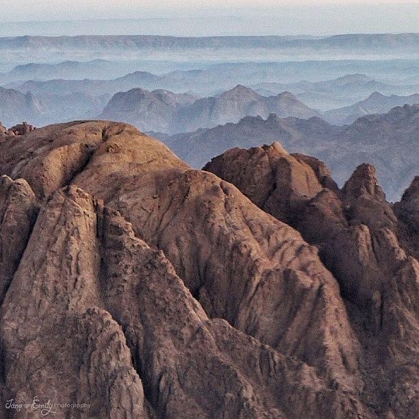 Jj Photograph - View From Mount Sinai At Dawn. Egypt by Jane Emily