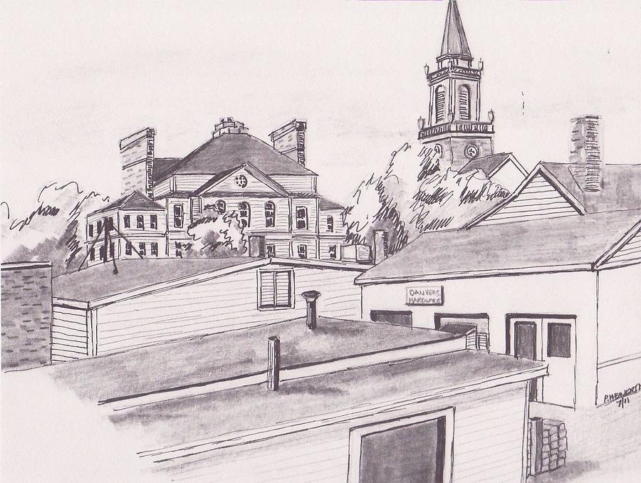 View From My Office Drawing by Paul Meinerth