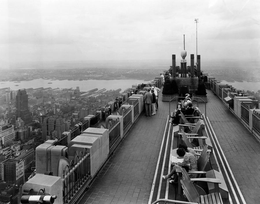 View From The 70 Story Rca Building Photograph By Everett