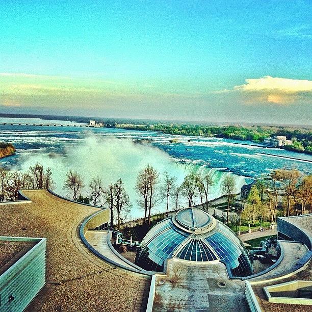 Nature Photograph - View From The Hotel - #niagara #falls by Liza Mae | Luxavision