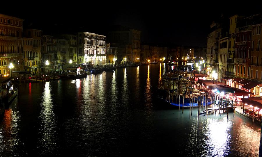 View from the Rialto Bridge Photograph by Keith Stokes