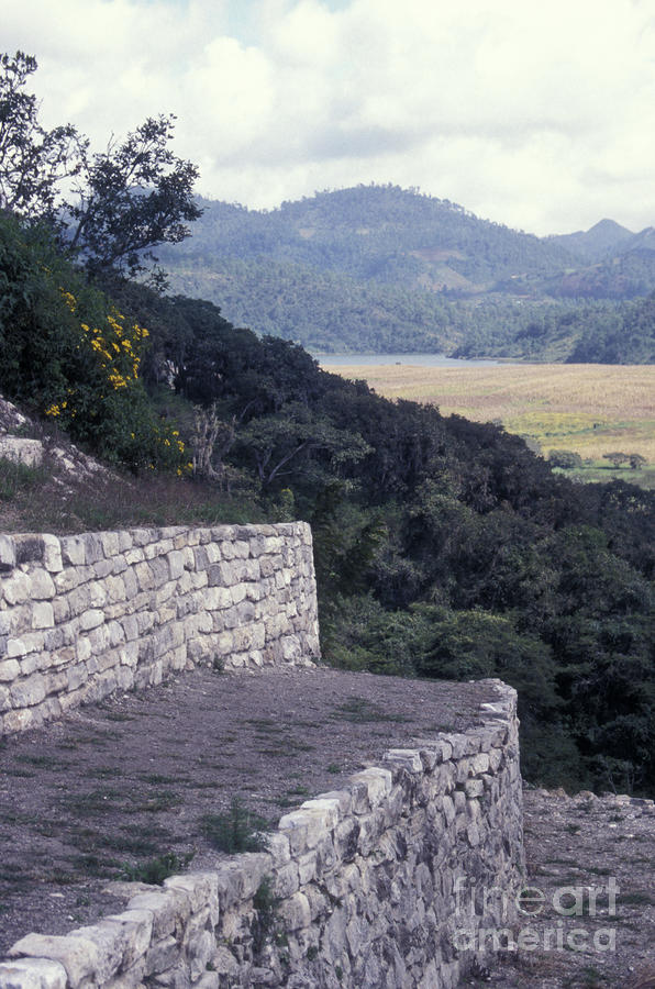 VIEW FROM THE RUINS Chinkultic Chiapas Mexico Photograph by John  Mitchell