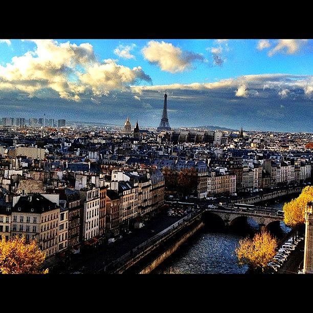Paris Photograph - View From Top Of Notre Dame In #paris by Helen Brown