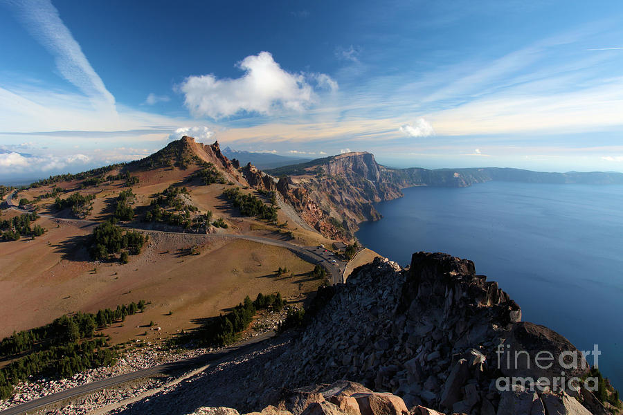 Crater Lake National Park Photograph - View From Watchman by Adam Jewell