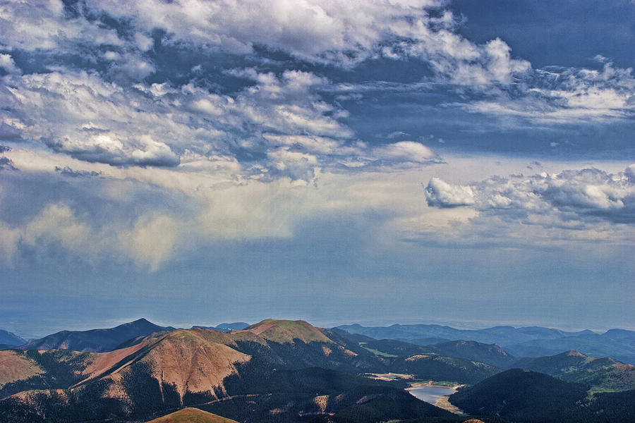 View near the top of Pikes Peak Photograph by Gregory Scott