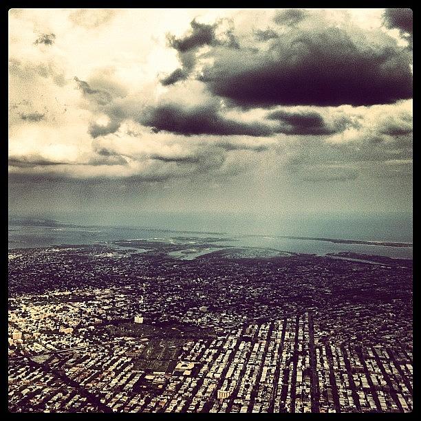 New York City Photograph - View Of Brooklyn From Our Flight Before by Arnab Mukherjee