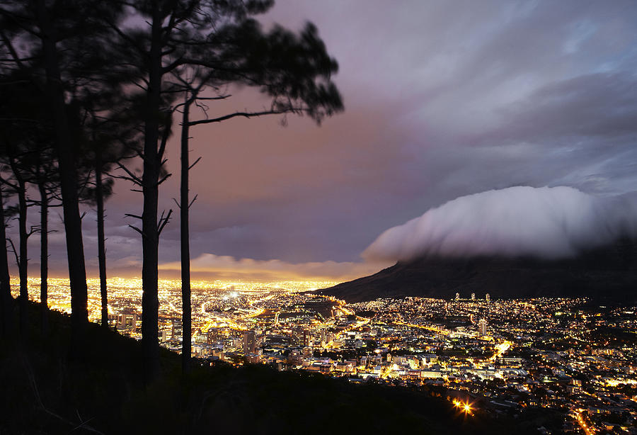 View Of  Cape Town Photograph by Allan Baxter