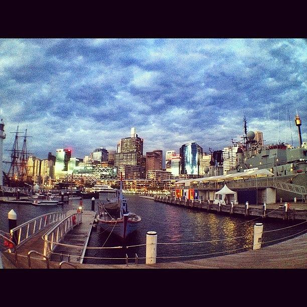 Beautiful Photograph - View Of City Skyline From Maritime by Tina Kershaw