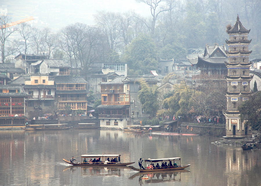 View of Fenghuang Photograph by Valentino Visentini