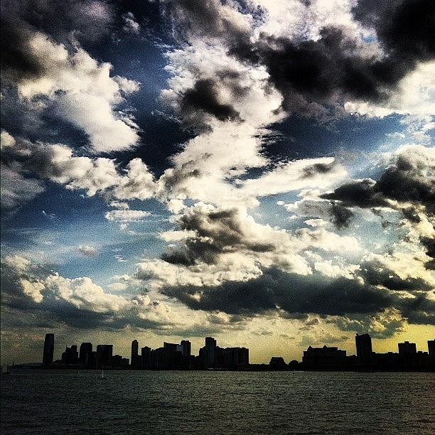 Summer Photograph - View Of Jersey City From Chelsea Piers by Arnab Mukherjee