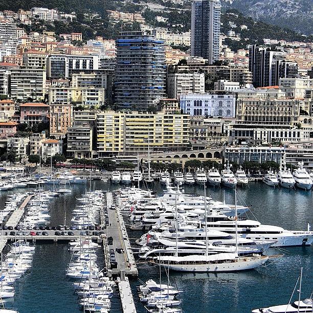 Boat Photograph - View Of Monaco by Larry  Medina