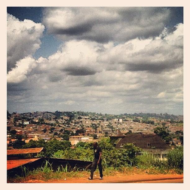 Nature Photograph - View Of Part Of Yaounde, From Cite by Luis Alberto