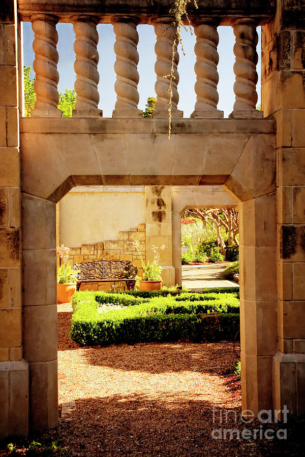 Architecture Photograph - View of the Garden by Tamyra Ayles