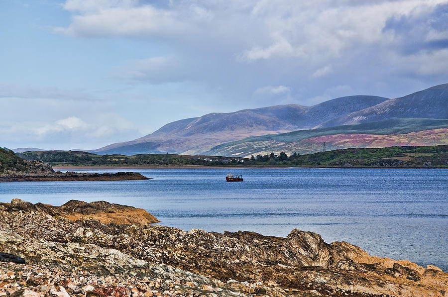 View of the Isle of Arran Photograph by Chris Thaxter
