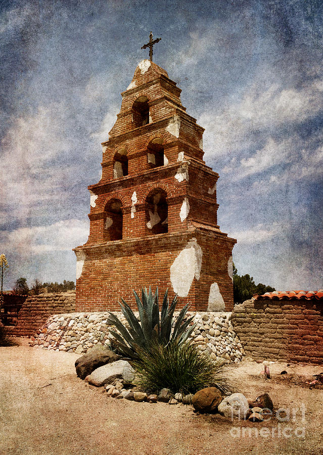 View of the San Miguel Bell Tower Photograph by Laura Iverson