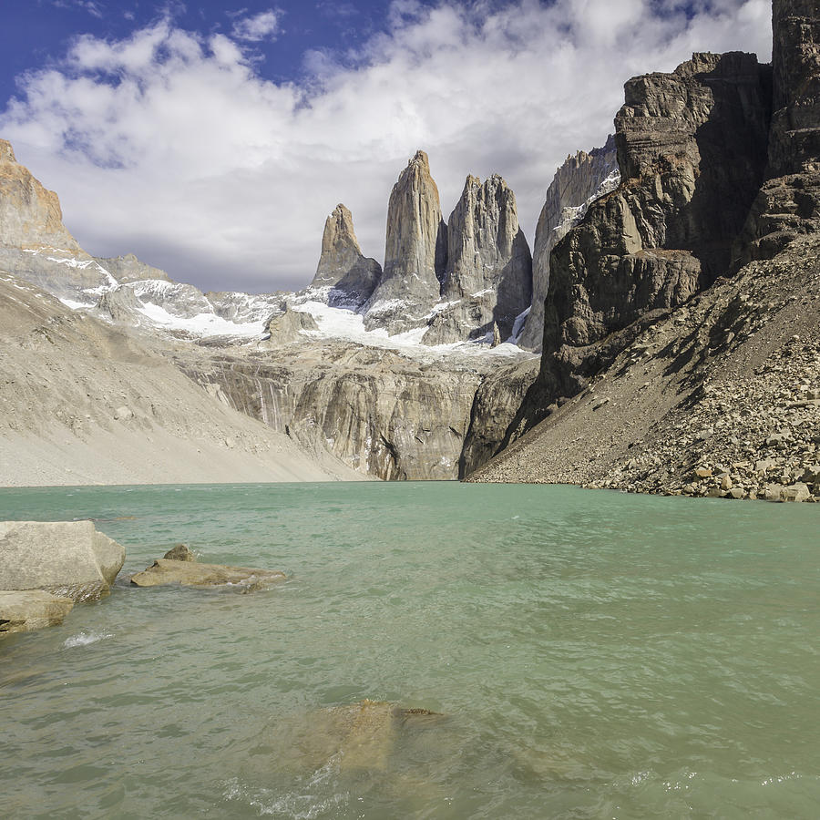 View Of Torres Del Paine Peaks From The East Photograph by David Madison