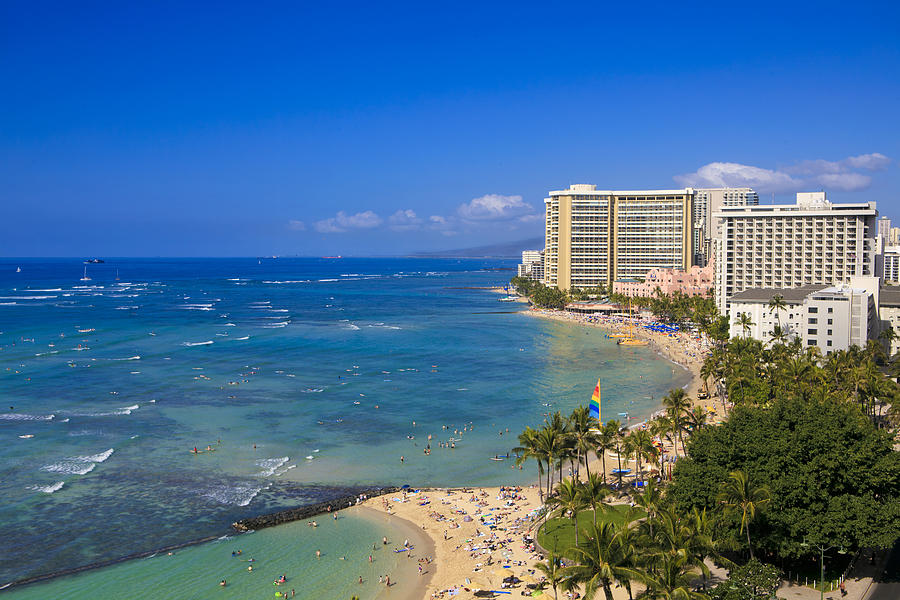 View of Waikiki Photograph by Tomas del Amo