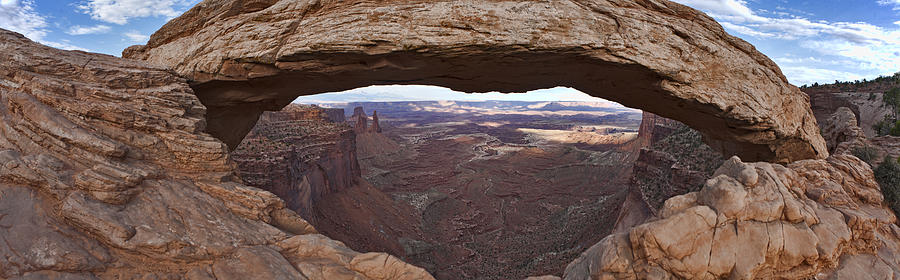 View Under Mesa Arch Photograph by Gregory Scott