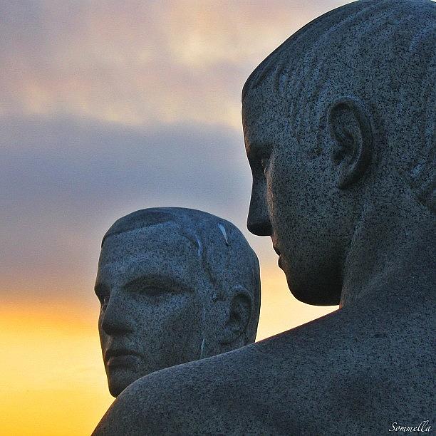 Norway Photograph - Vigeland Park - Oslo Norway 2006 by Gianluca Sommella