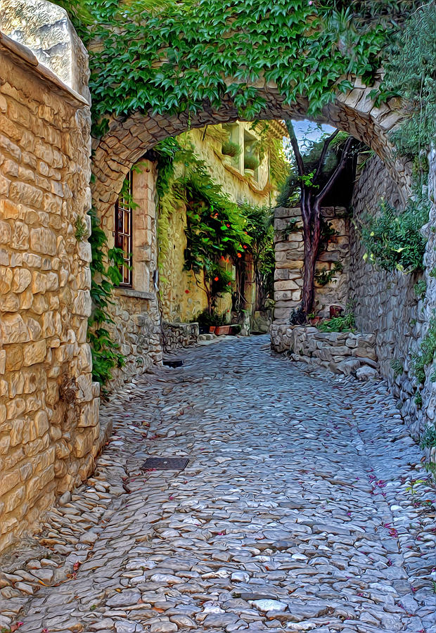 Village Lane Provence France Photograph by Dave Mills